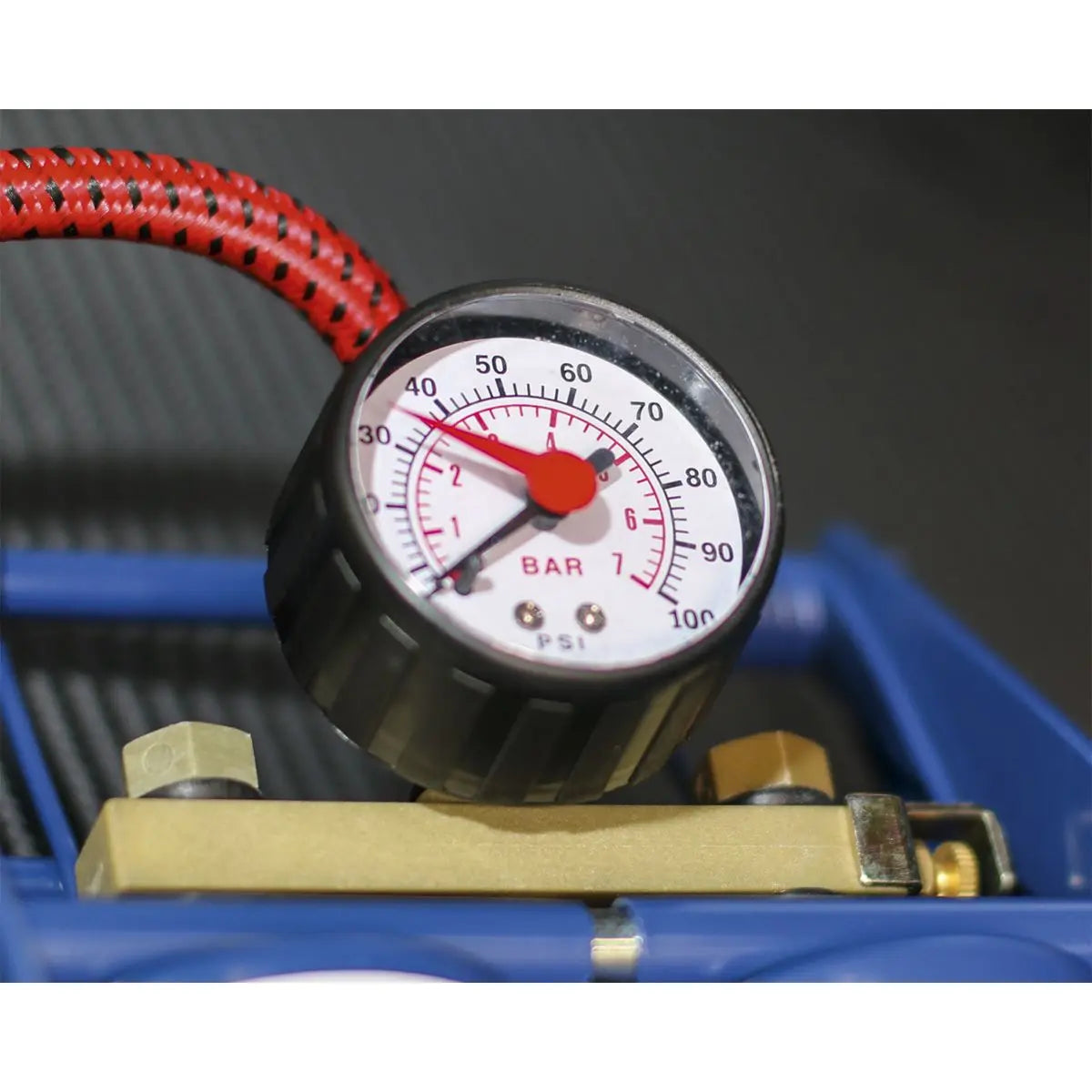 Sealey Foot Pump Twin Barrel 
