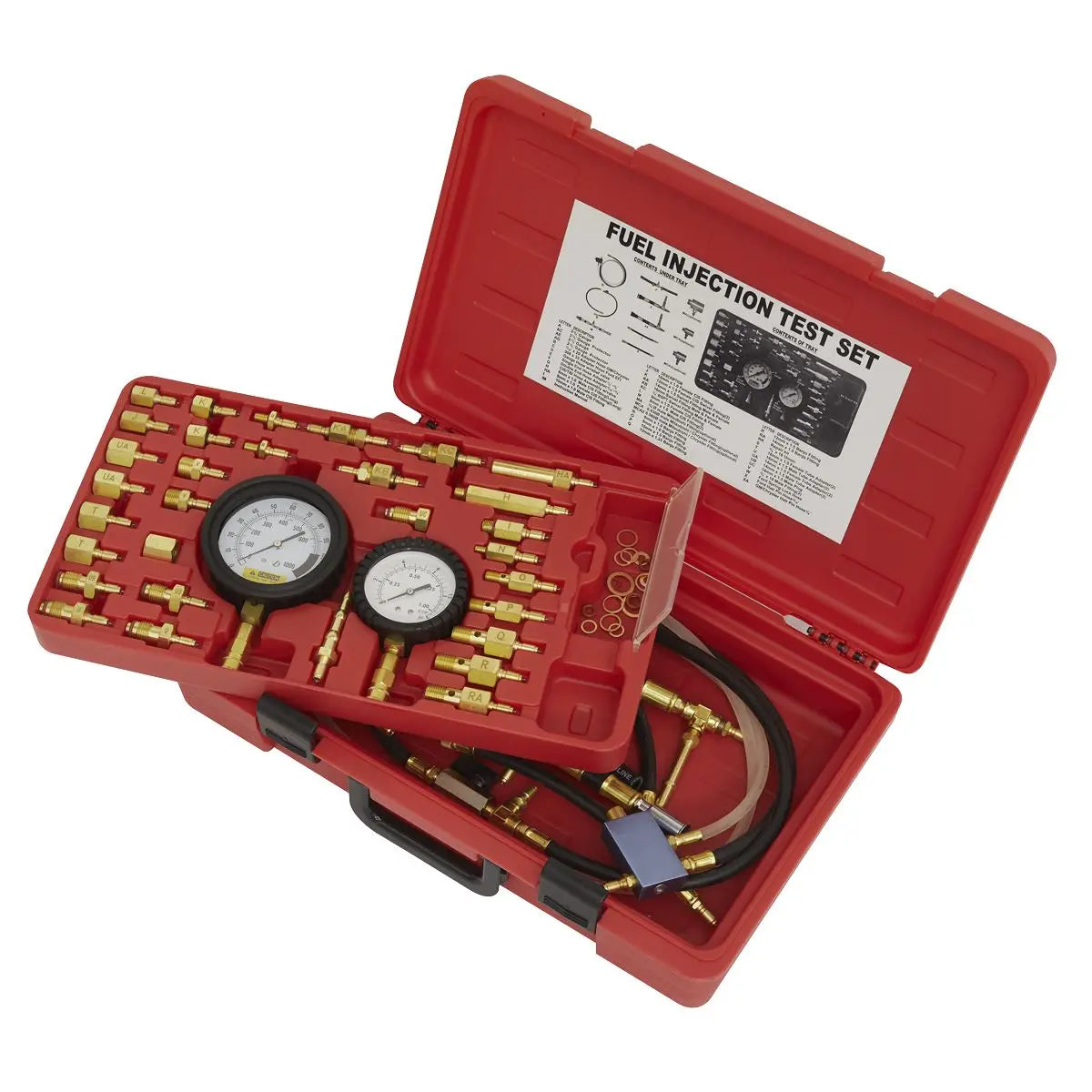 Sealey Fuel Injection Pressure Test Kit 