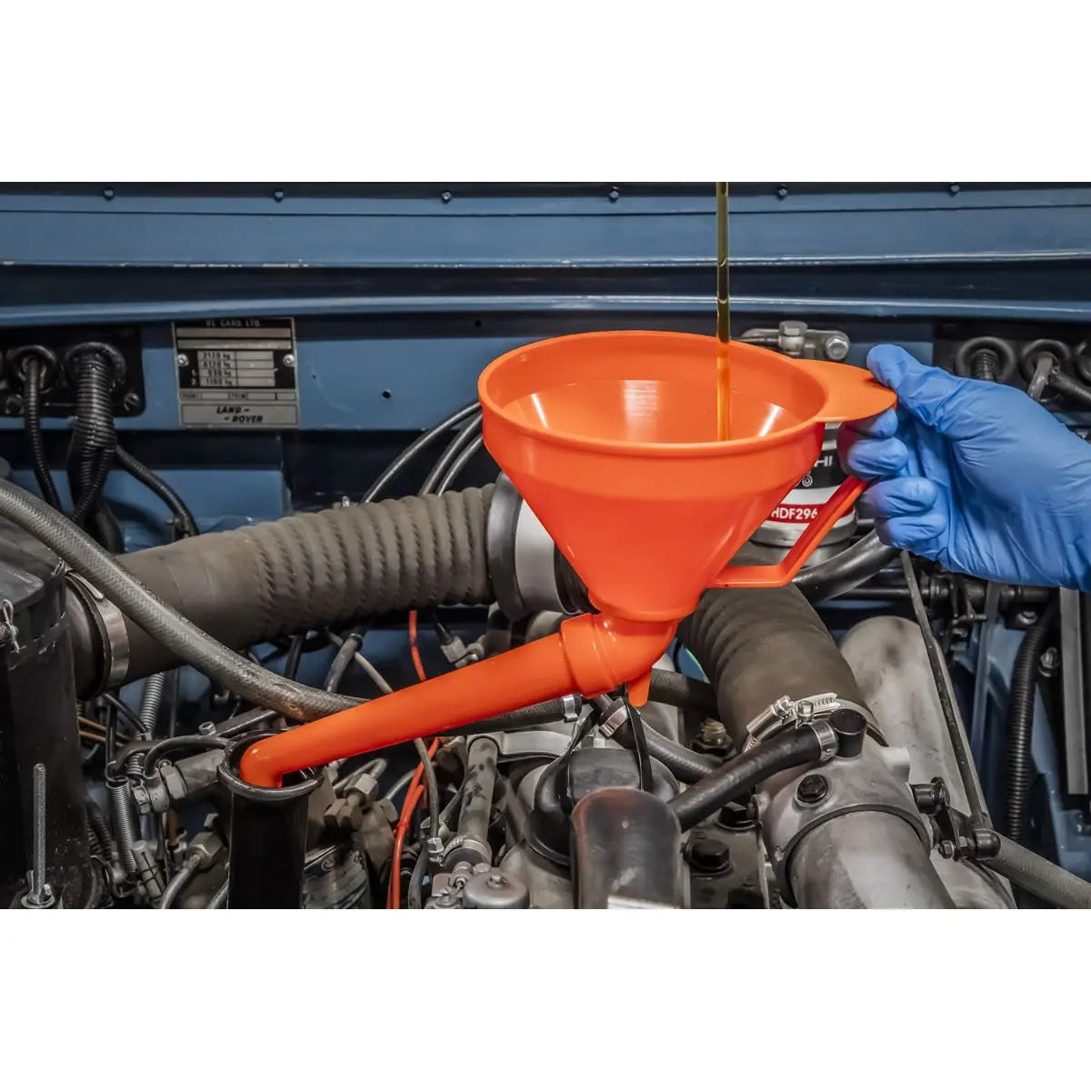 Sealey Funnel with Fixed Offset Spout & Filter Medium Ø160mm 