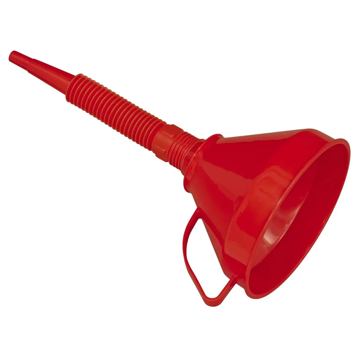 Sealey Funnel with Flexible Spout & Filter Medium Ø160mm  White Rose Tools