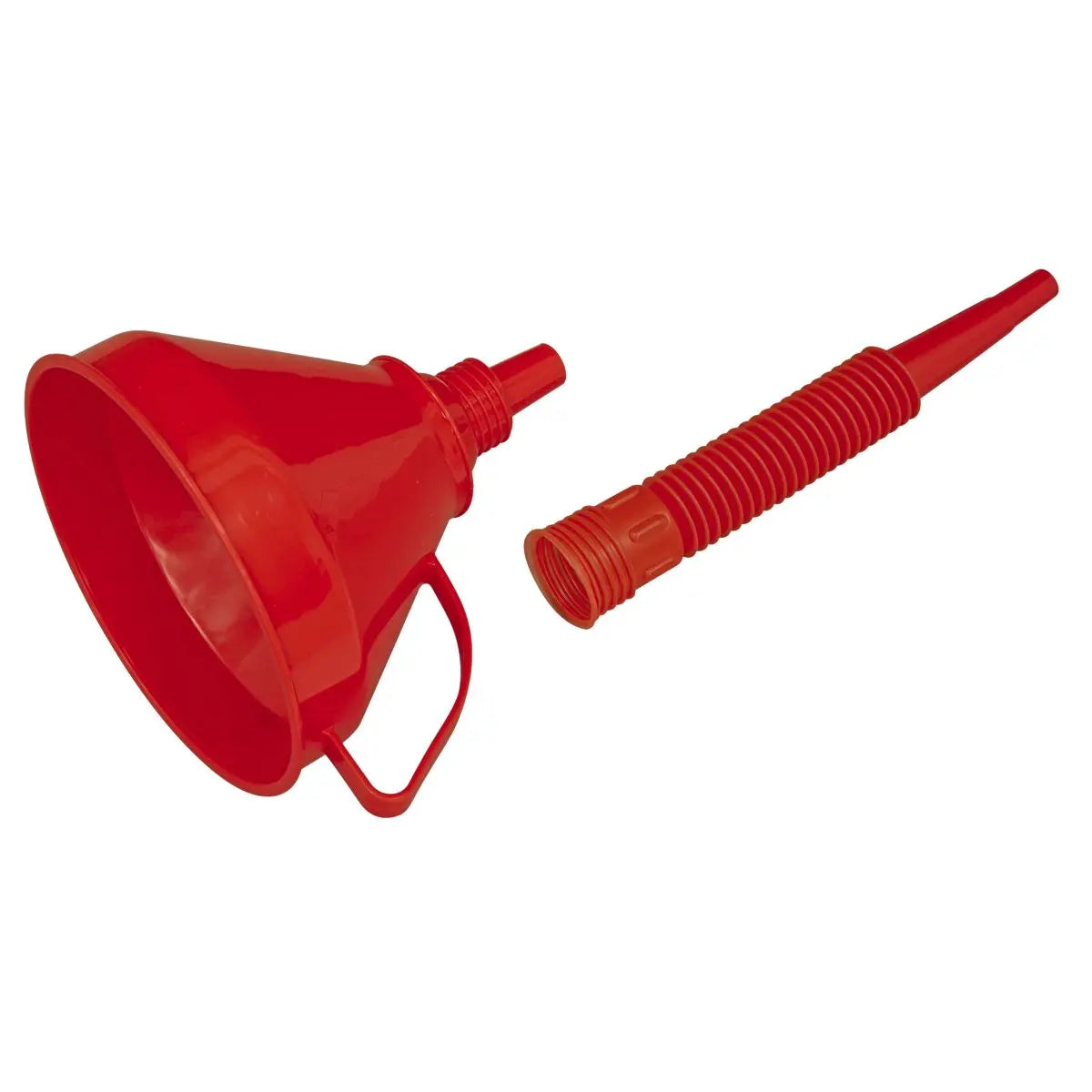 Sealey Funnel with Flexible Spout & Filter Medium Ø160mm  White Rose Tools