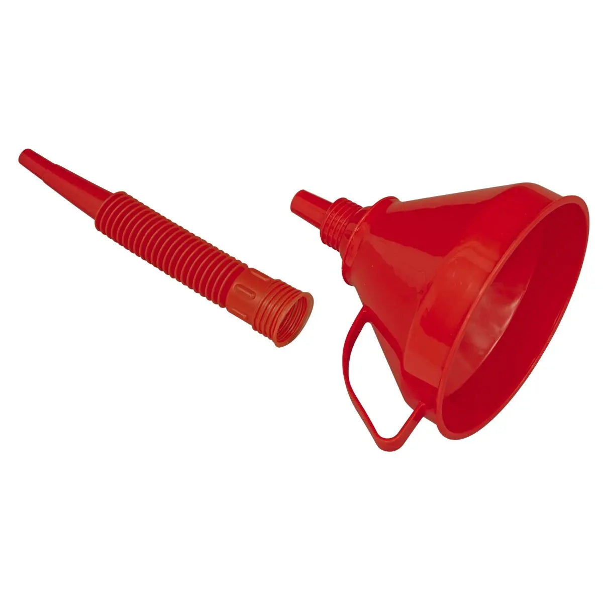 Sealey Funnel with Flexible Spout & Filter Medium Ø160mm  White Rose Tools