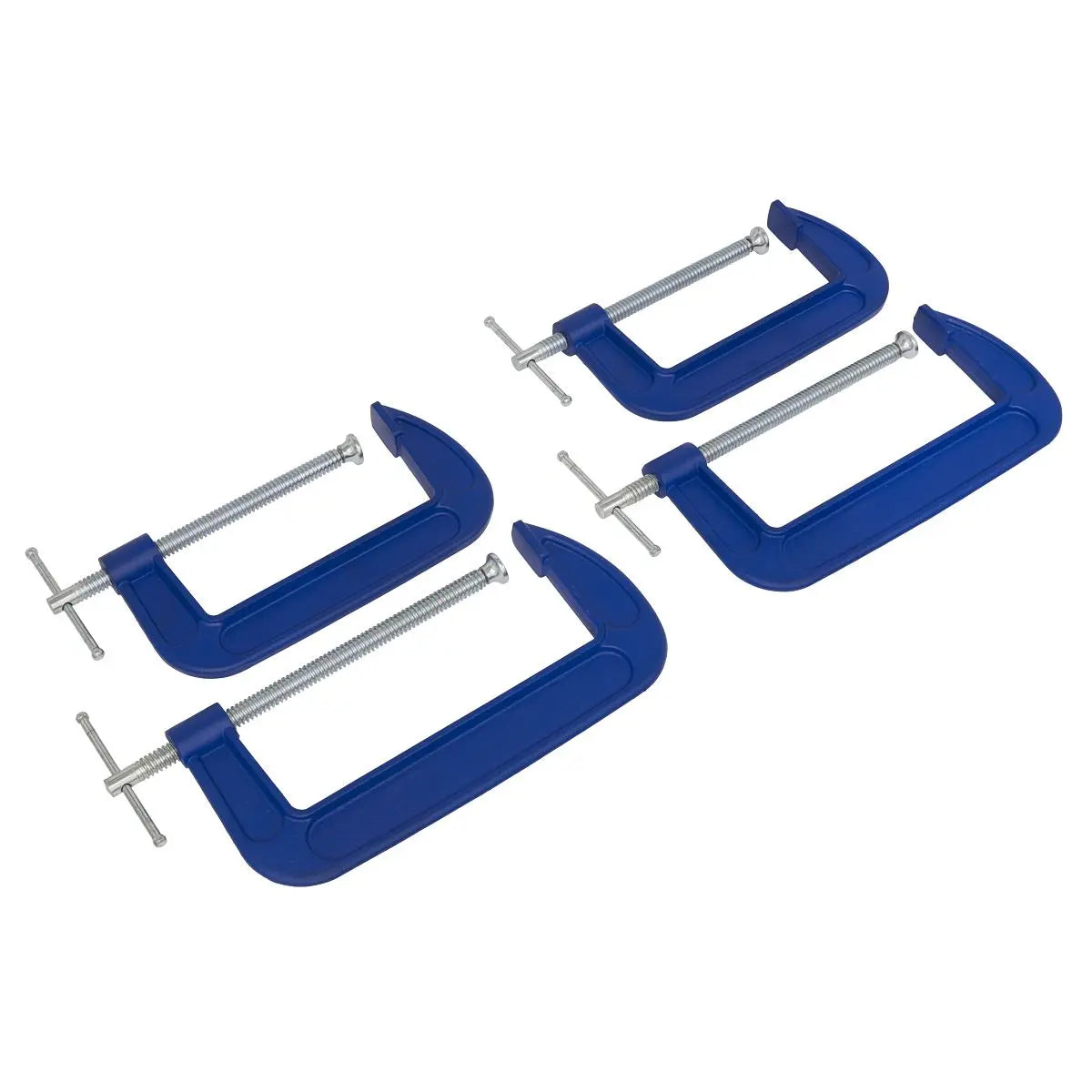 Sealey G-Clamp Set 150mm & 200mm 4pc 