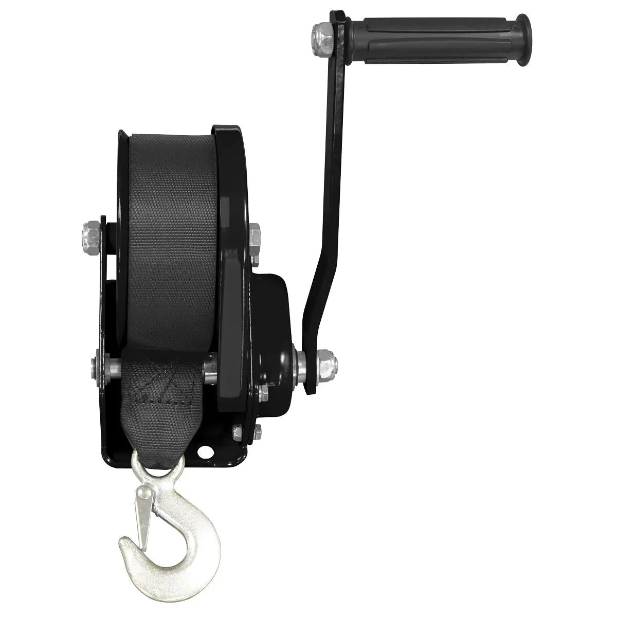 Sealey Geared Hand Winch with Brake & Webbing 540kg Capacity 