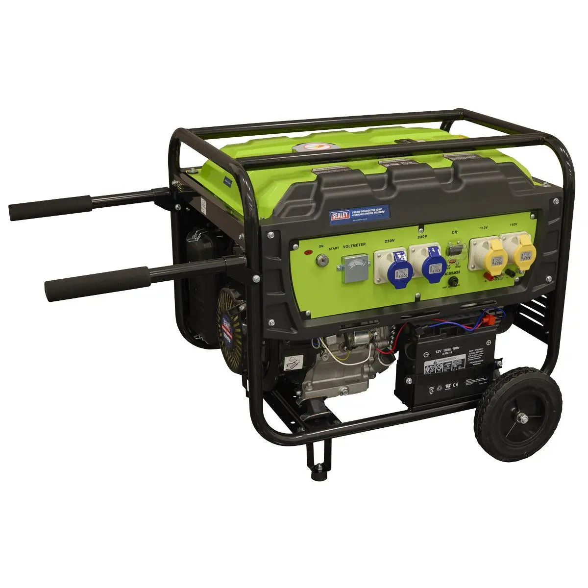Sealey Generator 5500W 110/230V 13hp  White Rose Tools