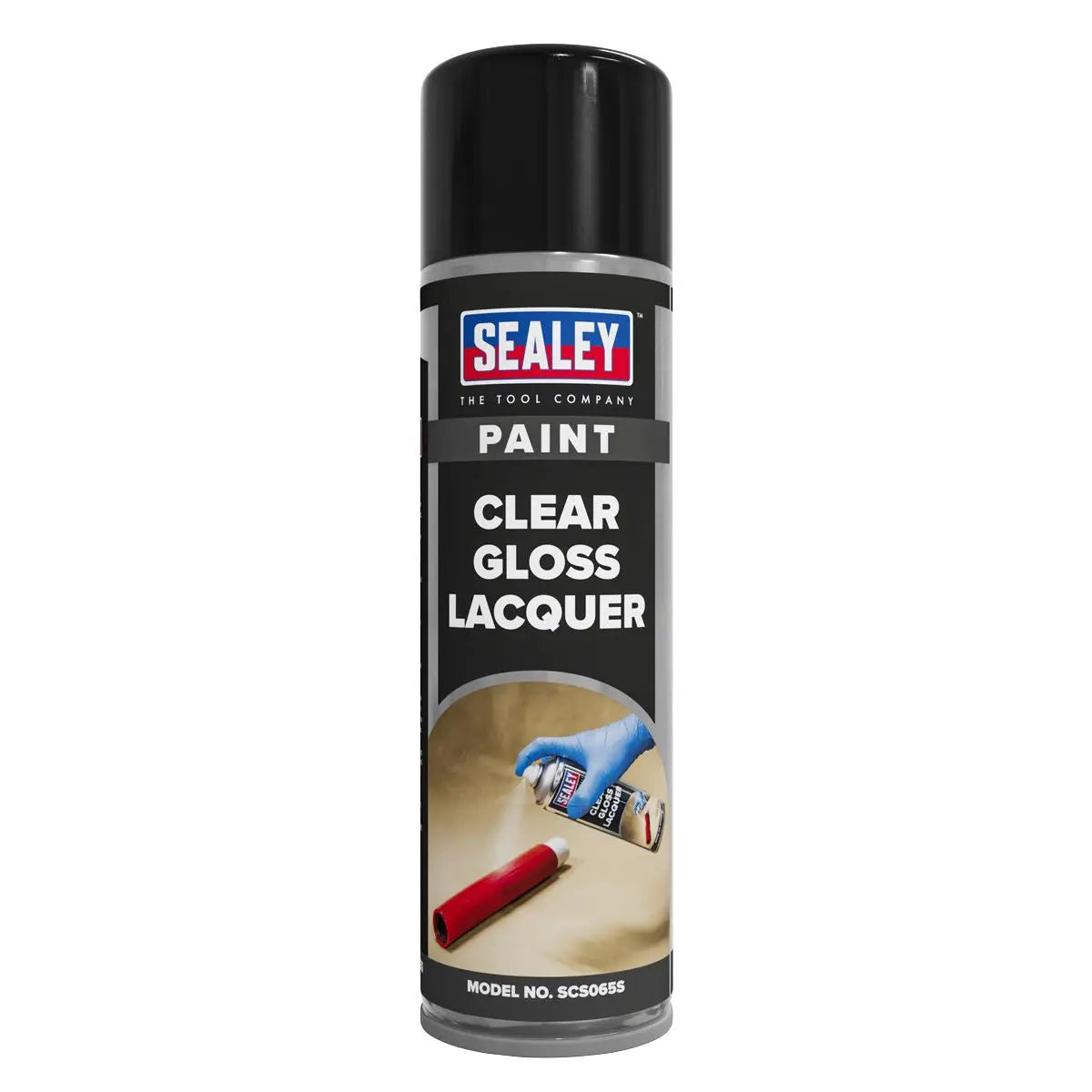 Sealey Gloss Lacquer 500ml, Clear - Pack of 6  White Rose Tools
