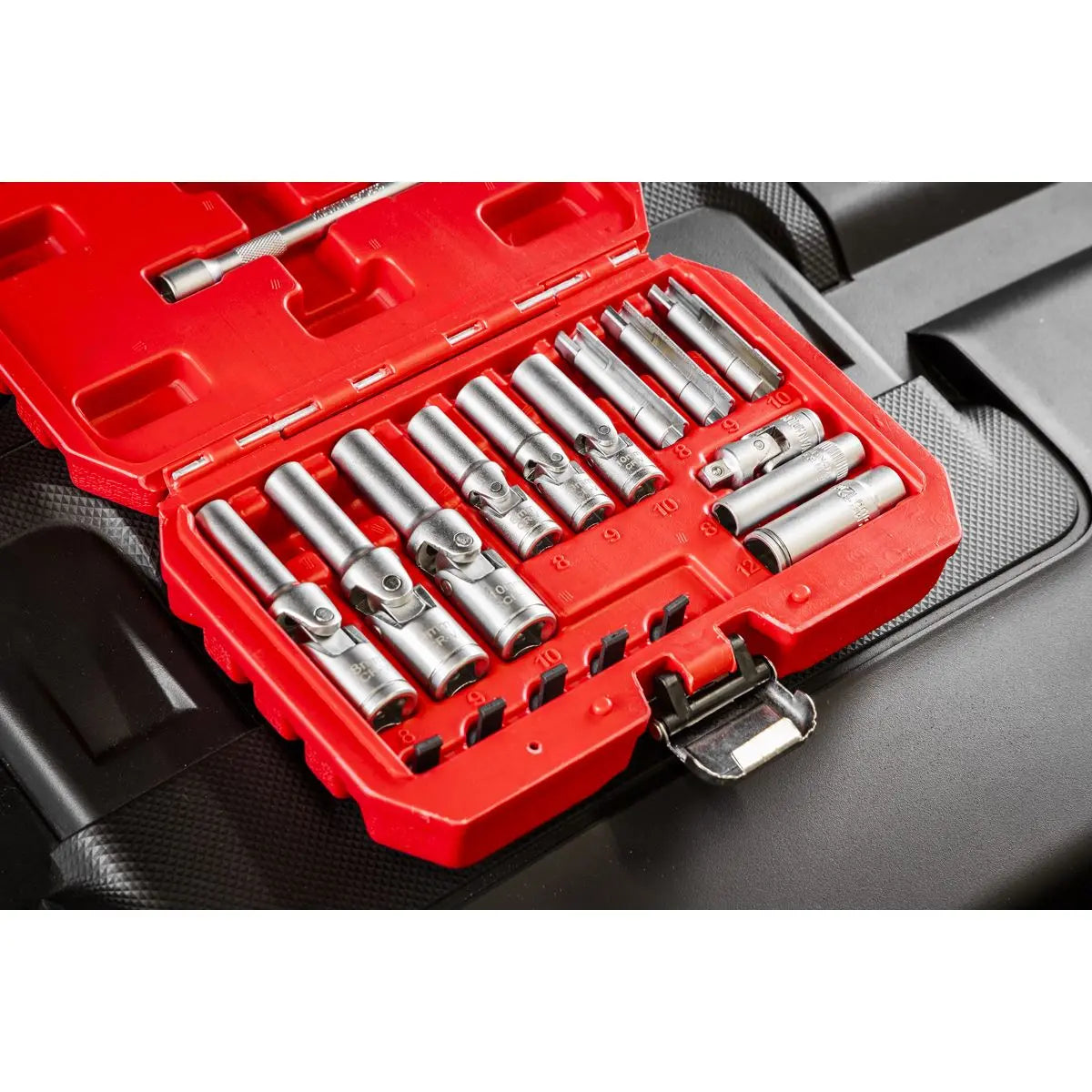 Sealey Glow Plug Socket Set 18pc 1/4"Sq & 3/8"Sq Drive  White Rose Tools