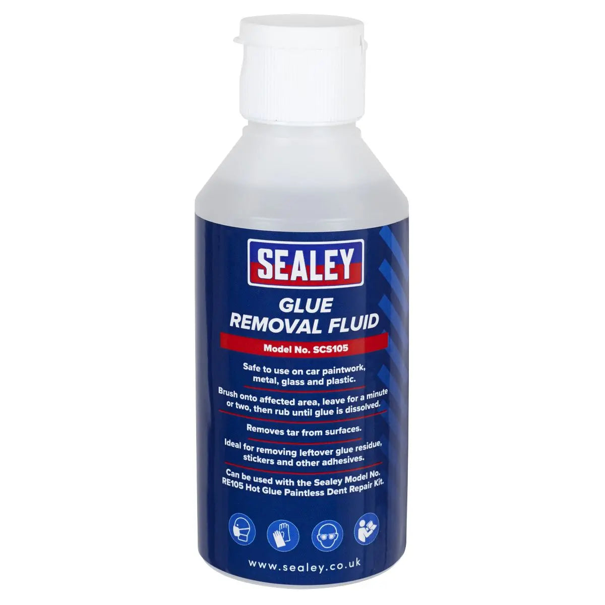 Sealey Glue Removal Fluid 200ml  White Rose Tools