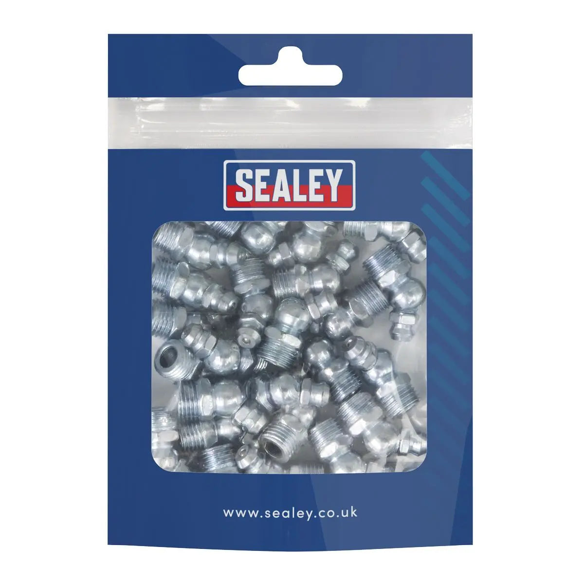 Sealey Grease Nipple 45° 10 x 1mm Pack of 25 