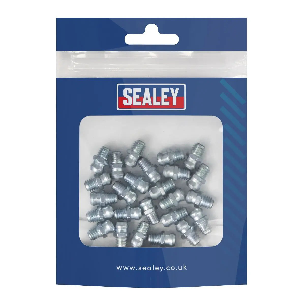 Sealey Grease Nipple Straight 6 x 1mm Pack of 25 