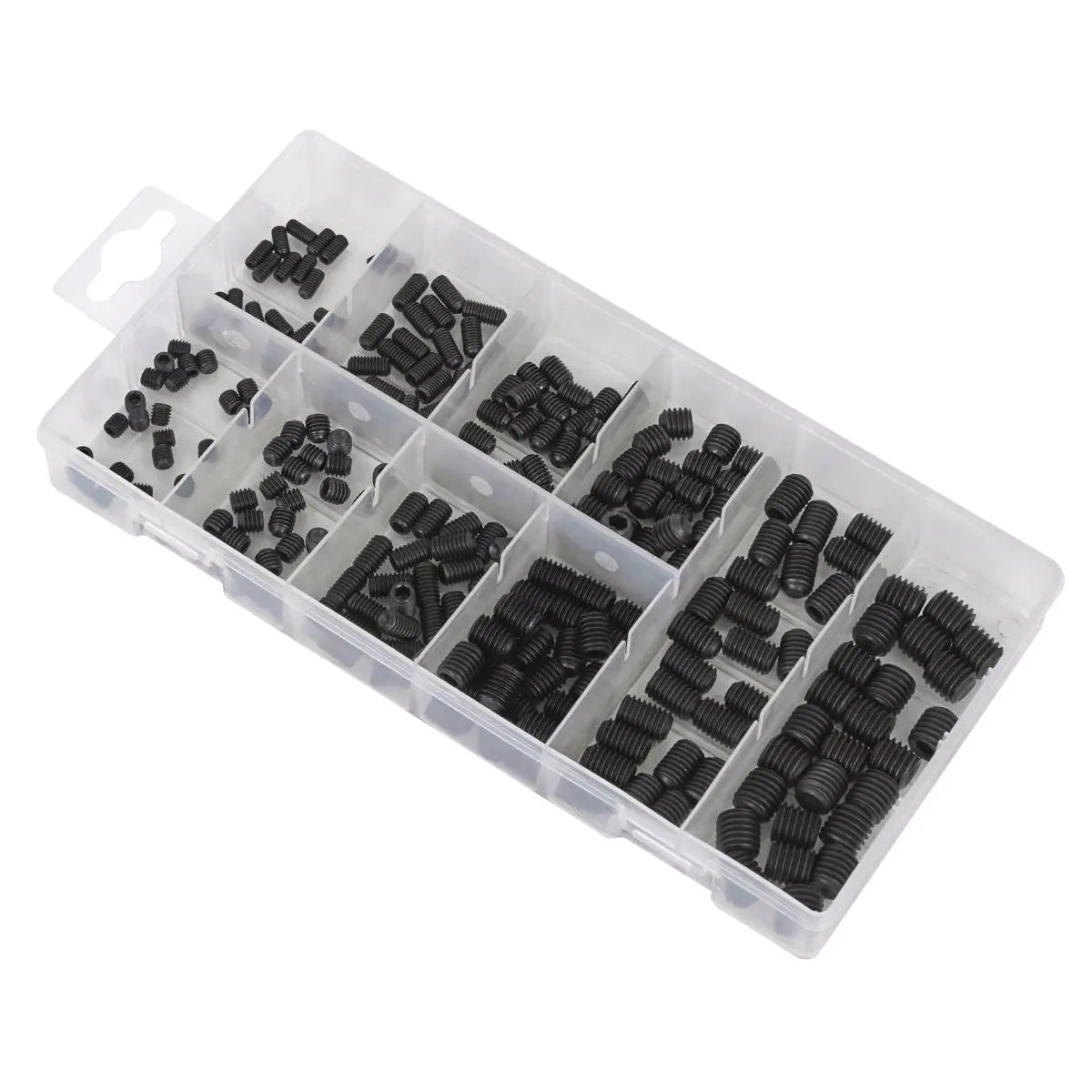 Sealey Grub Screw Assortment 250pc DIN 916 M4-M10 Metric 