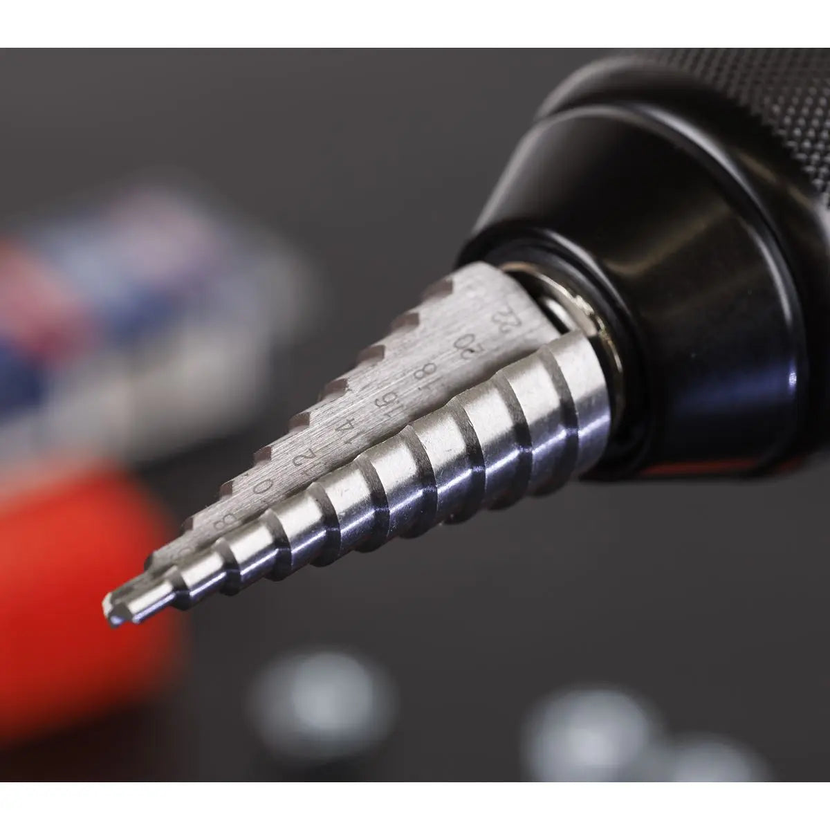 Sealey HSS 4341 Step Drill Bit 4-22mm Double Flute  White Rose Tools