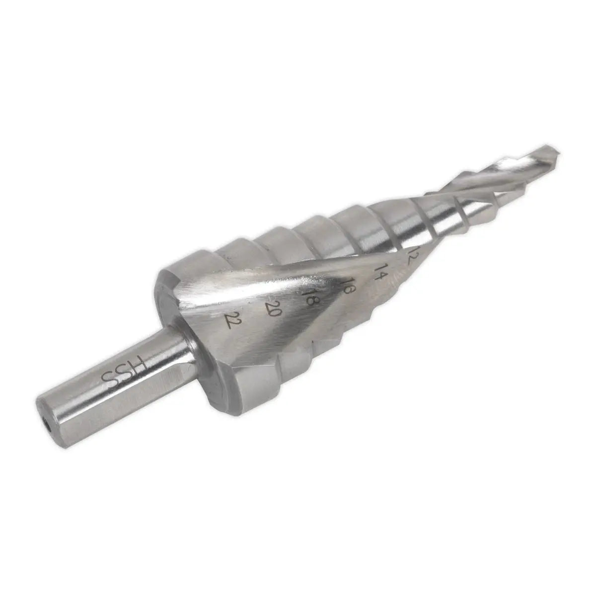 Sealey HSS 4341 Step Drill Bit 4-22mm Spiral Flute 