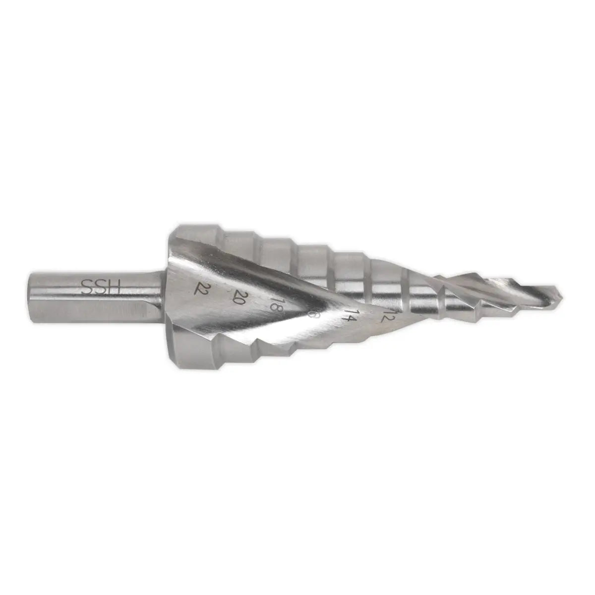 Sealey HSS 4341 Step Drill Bit 4-22mm Spiral Flute 