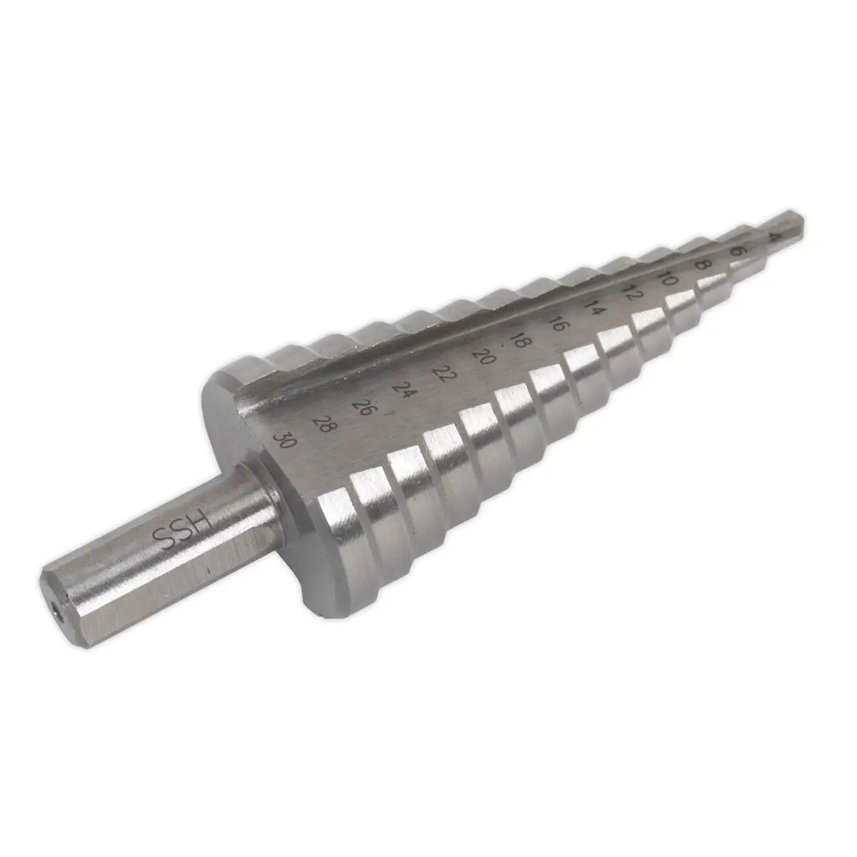 Sealey HSS 4341 Step Drill Bit 4-30mm Double Flute 