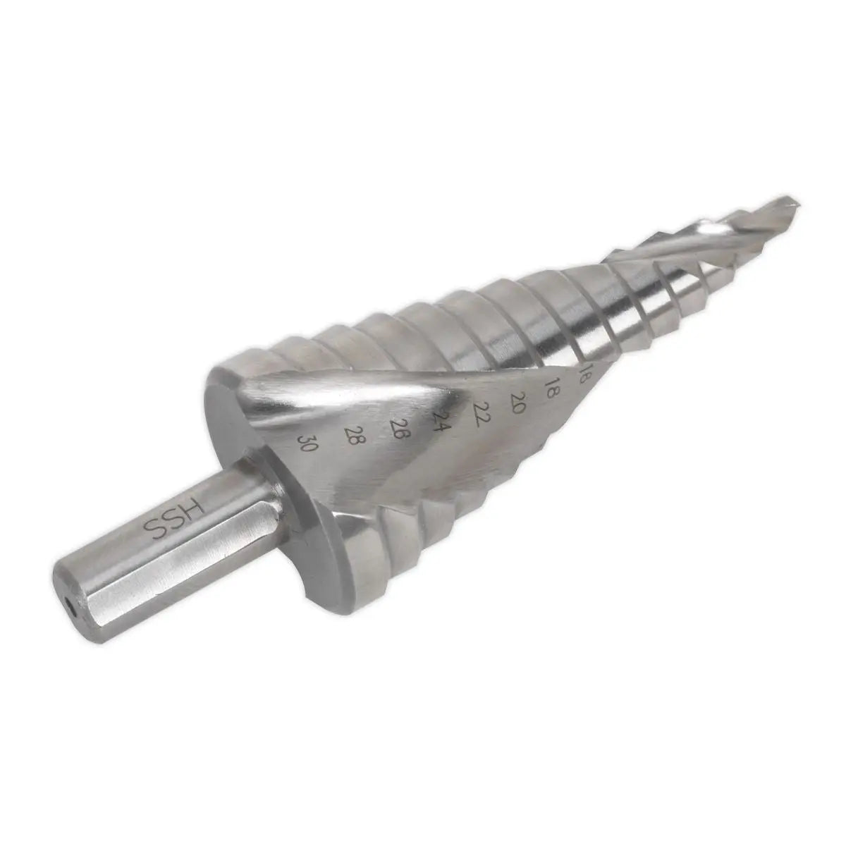 Sealey HSS 4341 Step Drill Bit 4-30mm Spiral Flute 
