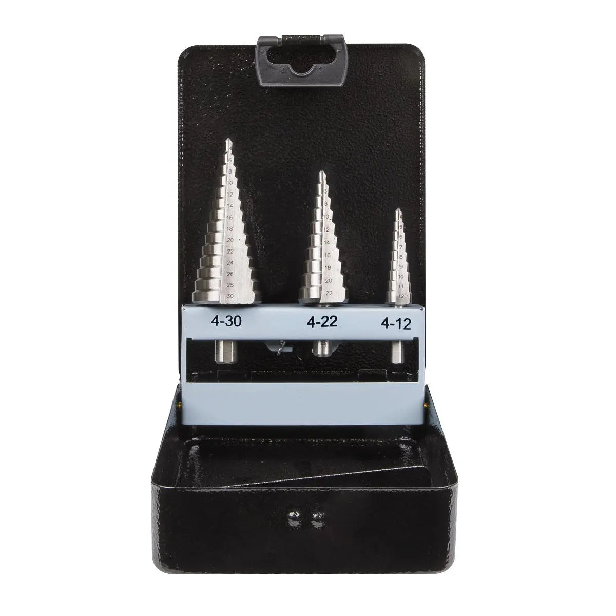 Sealey HSS 4341 Step Drill Bit Set 3pc Double Flute 
