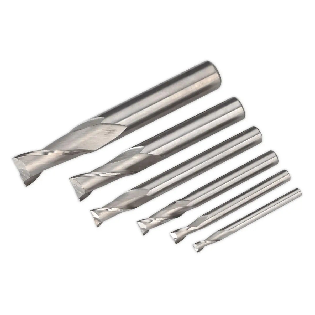 Sealey HSS End Mill Set MT2 Ø3-10mm 
