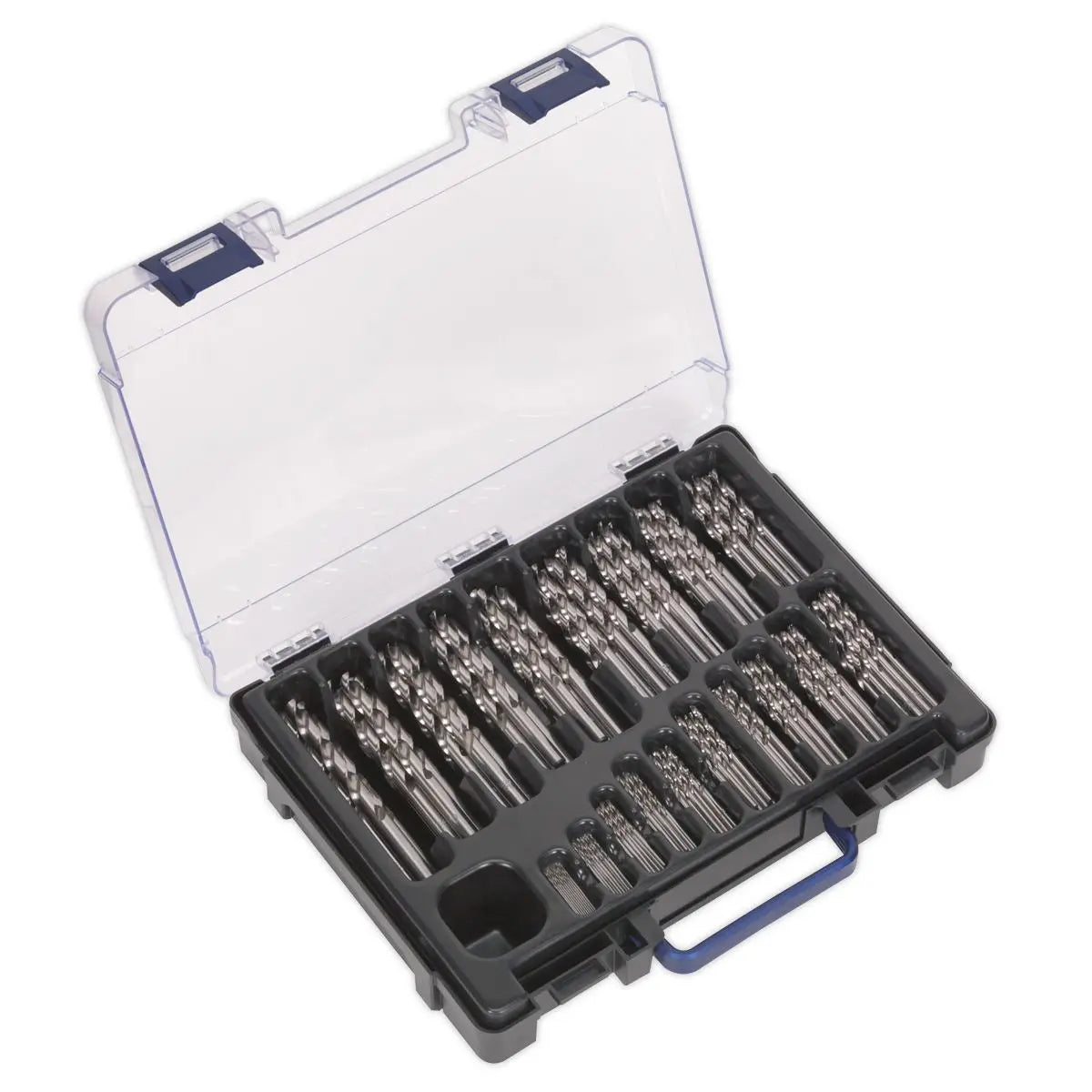 Sealey HSS Fully Ground Drill Bit Assortment 170pc Ø1-10mm 