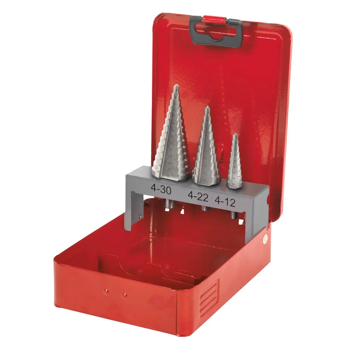 Sealey HSS M2 Step Drill Bit Set 3pc Double Flute 