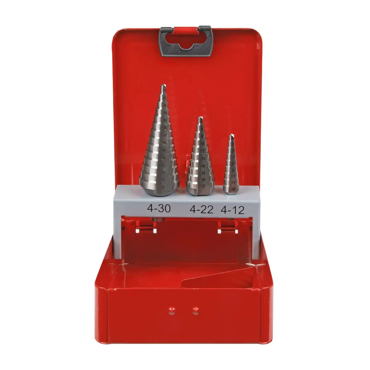 Sealey HSS M2 Step Drill Bit Set 3pc Double Flute 