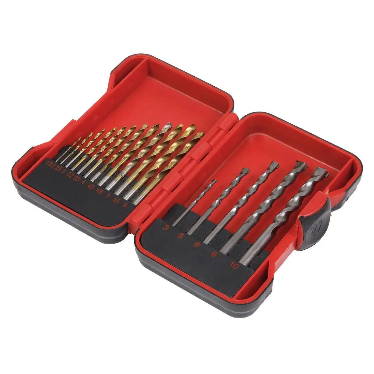 Sealey HSS/Masonry Drill Bit Set 17pc 