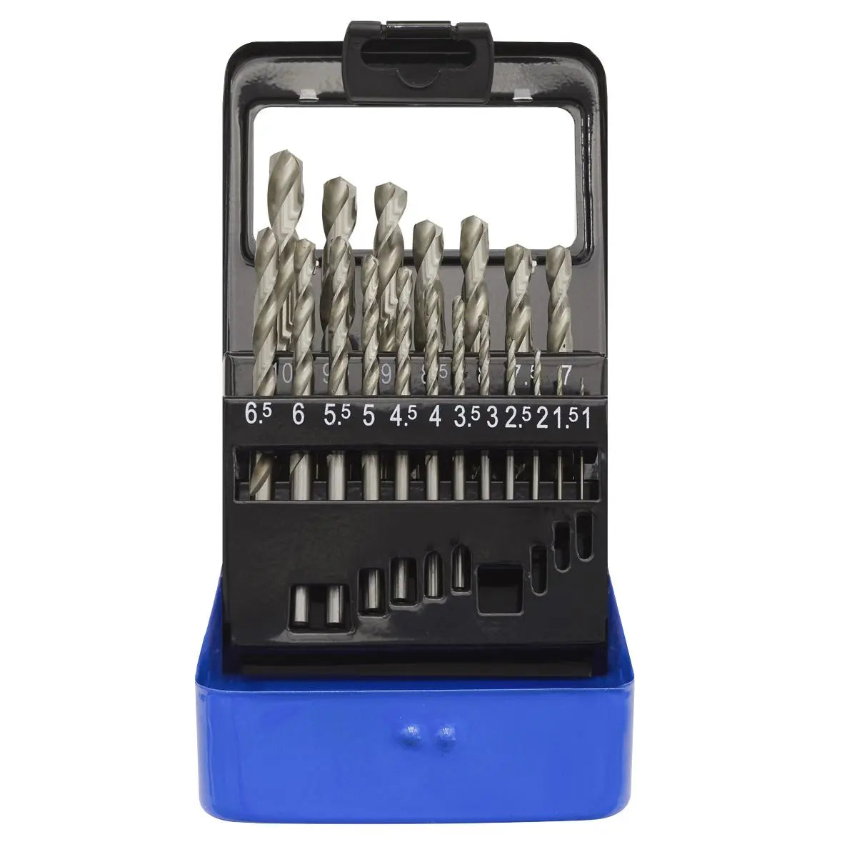 Sealey HSS Split Point Fully Ground Drill Bit Set 19pc Metric 