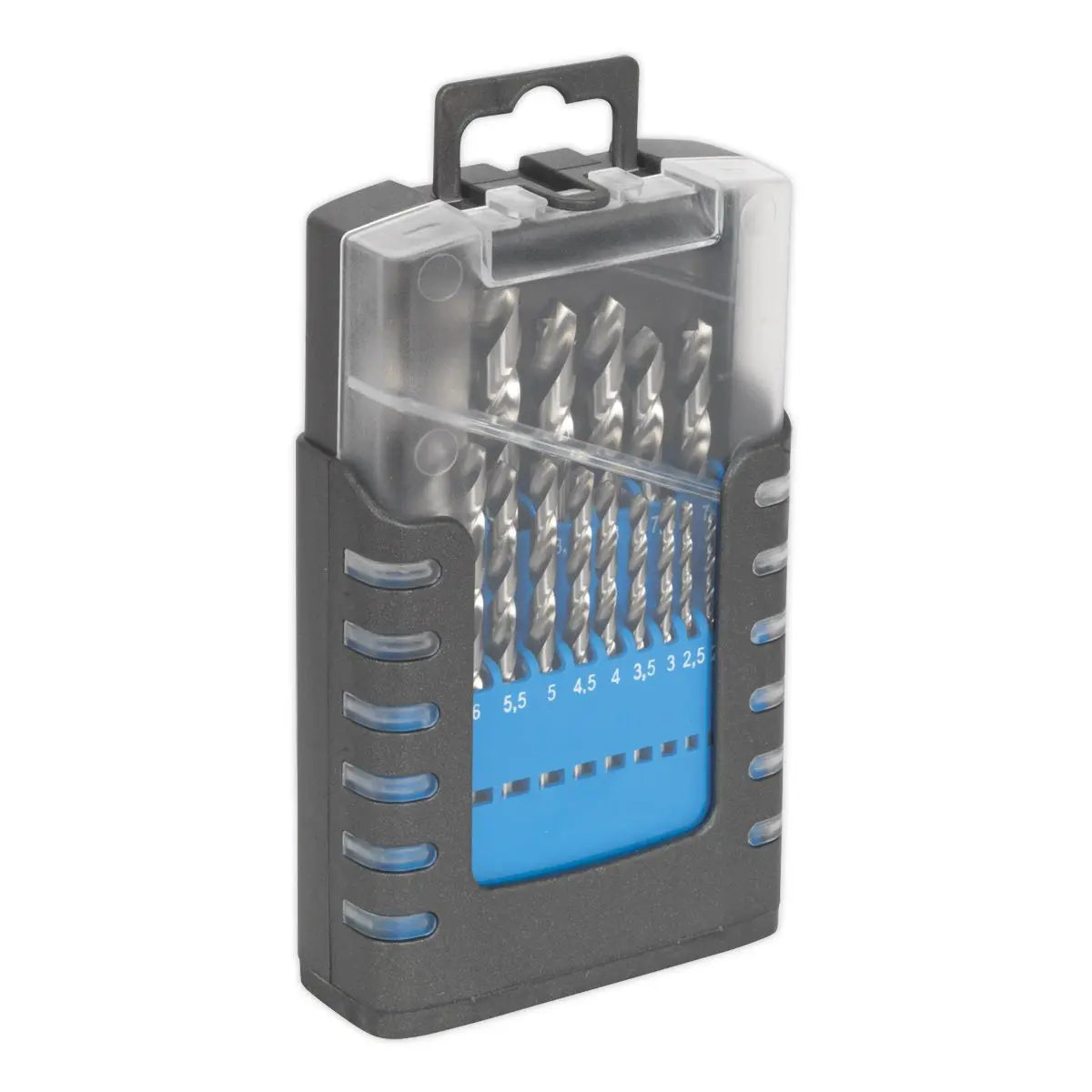 Sealey HSS Split Point Fully Ground Drill Bit Set 19pc Metric 