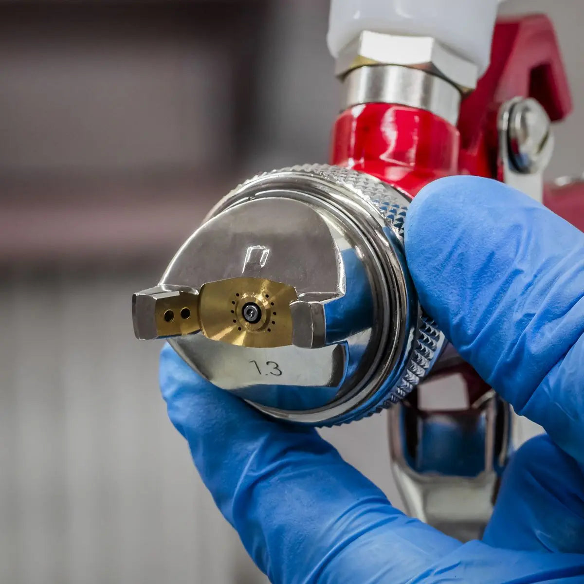 Sealey HVLP Gravity Feed Spray Gun 1.3mm Set-Up 