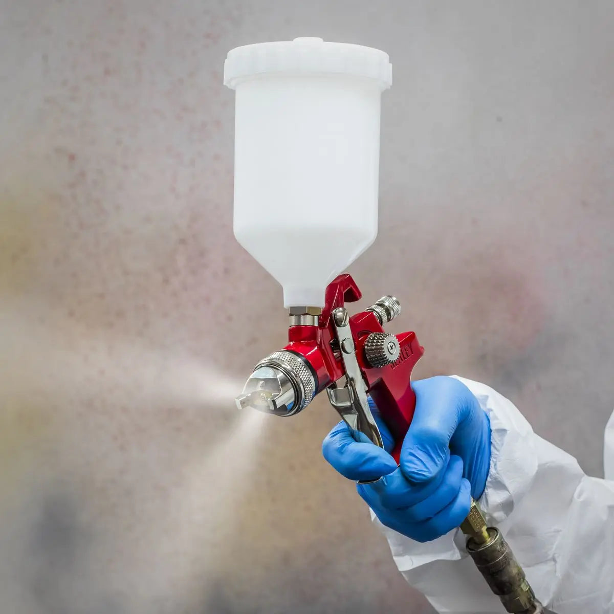 Sealey HVLP Gravity Feed Spray Gun 1.3mm Set-Up 