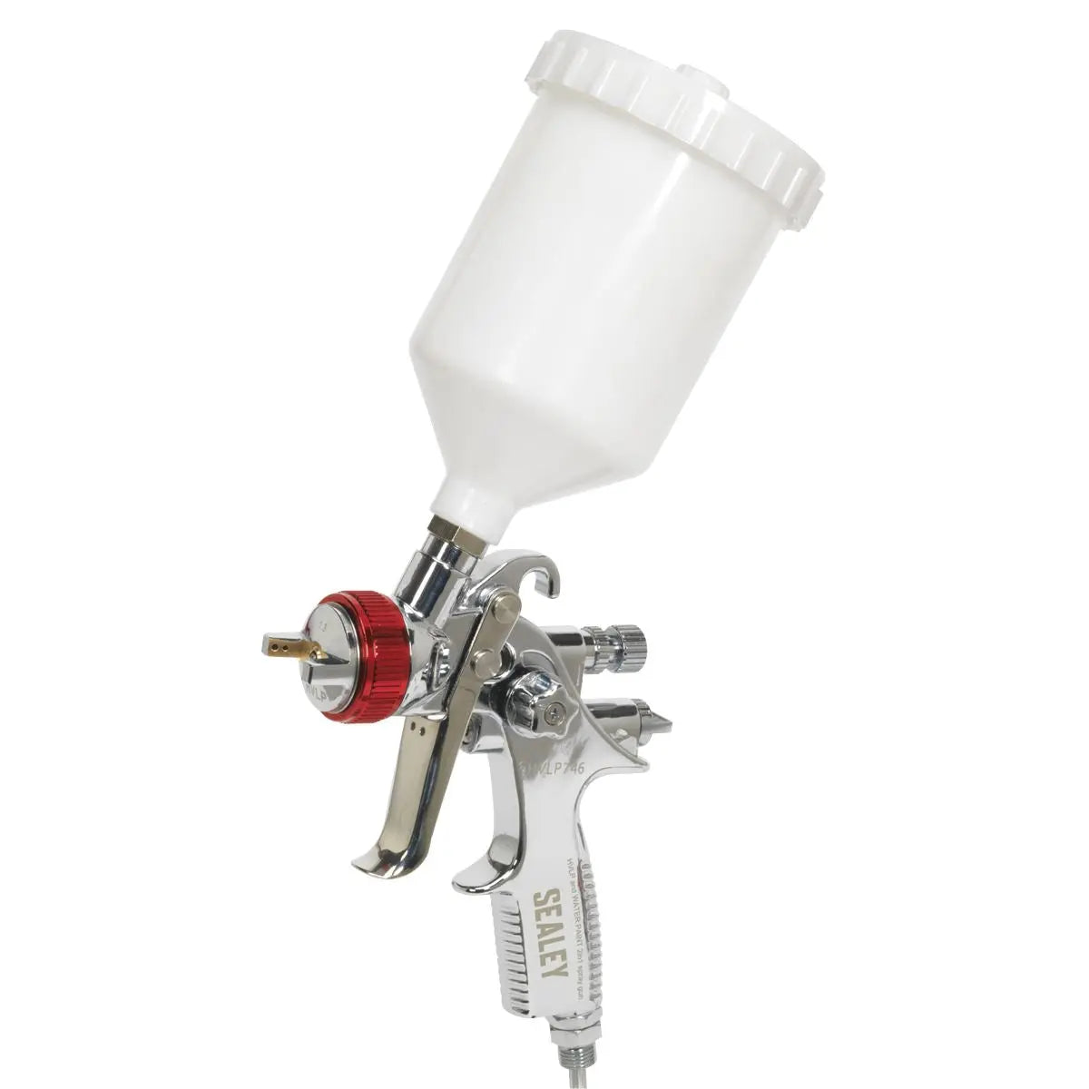 Sealey HVLP Gravity Feed Top Coat/Touch-Up Spray Gun Set 