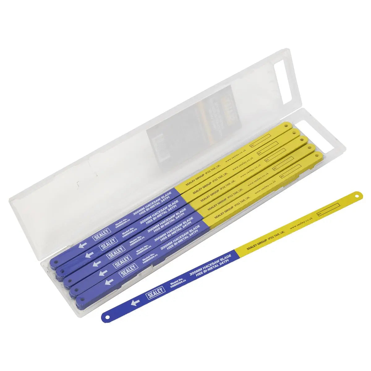 Sealey Hacksaw Blade 300mm HSS Bi-Metal 24tpi Pack of 50 