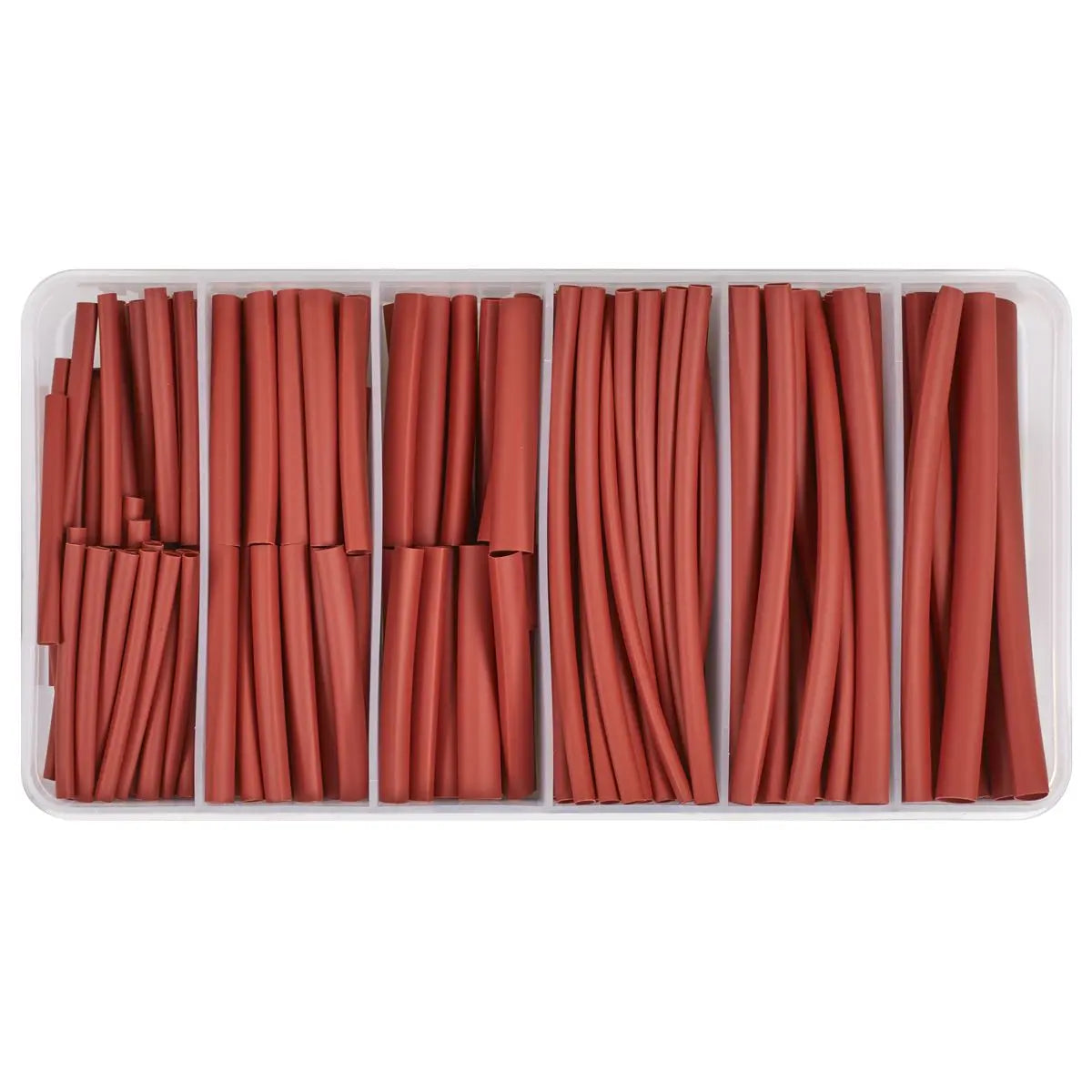 Sealey Heat Shrink Tubing Assortment 180pc 50 & 100mm Red  White Rose Tools