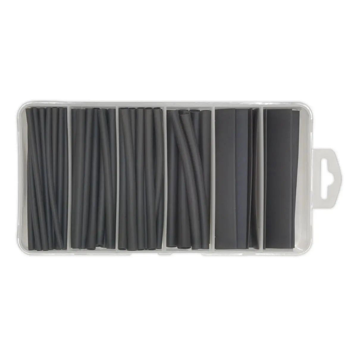 Sealey Heat Shrink Tubing Assortment 95pc 100mm Black 
