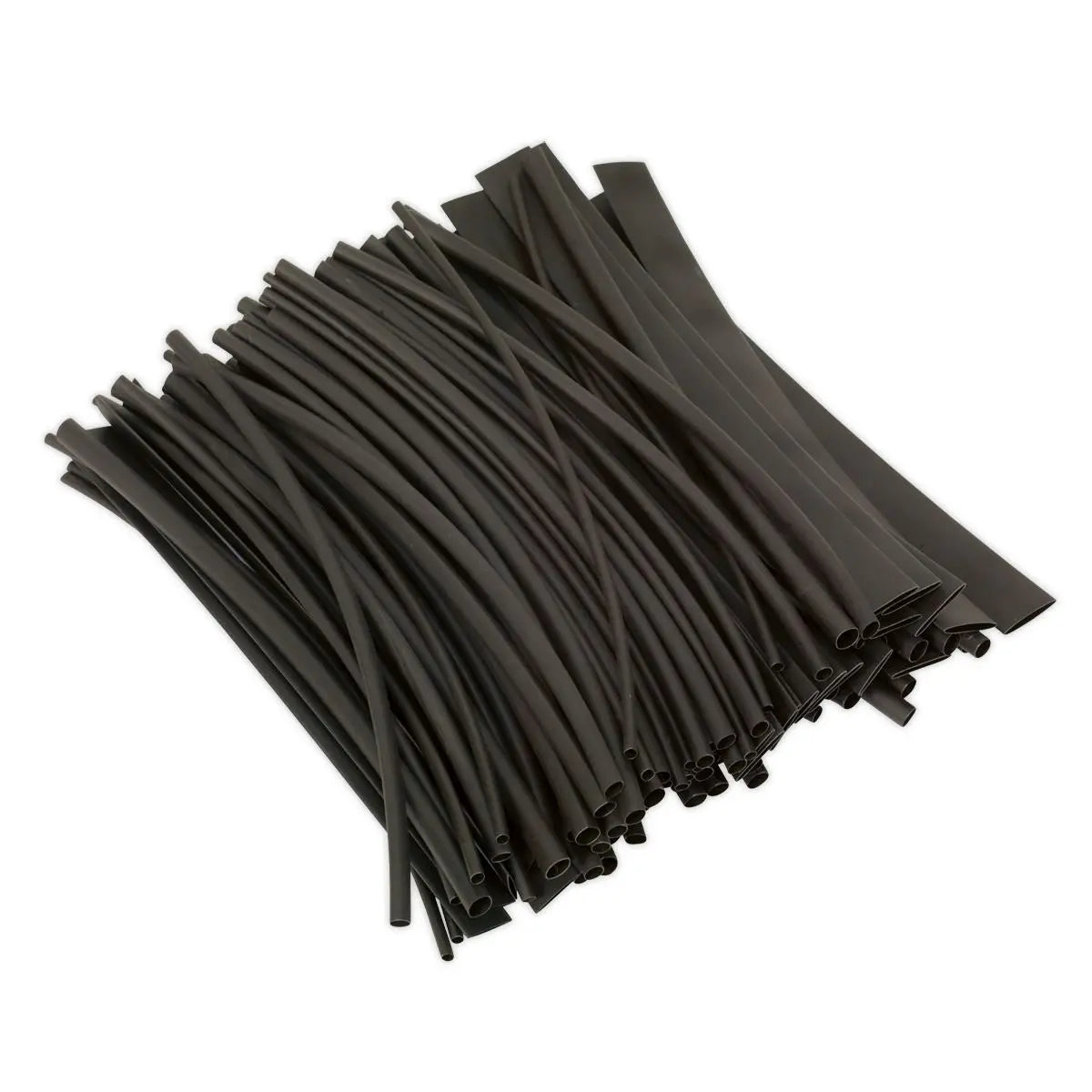 Sealey Heat Shrink Tubing Black 200mm 100pc 
