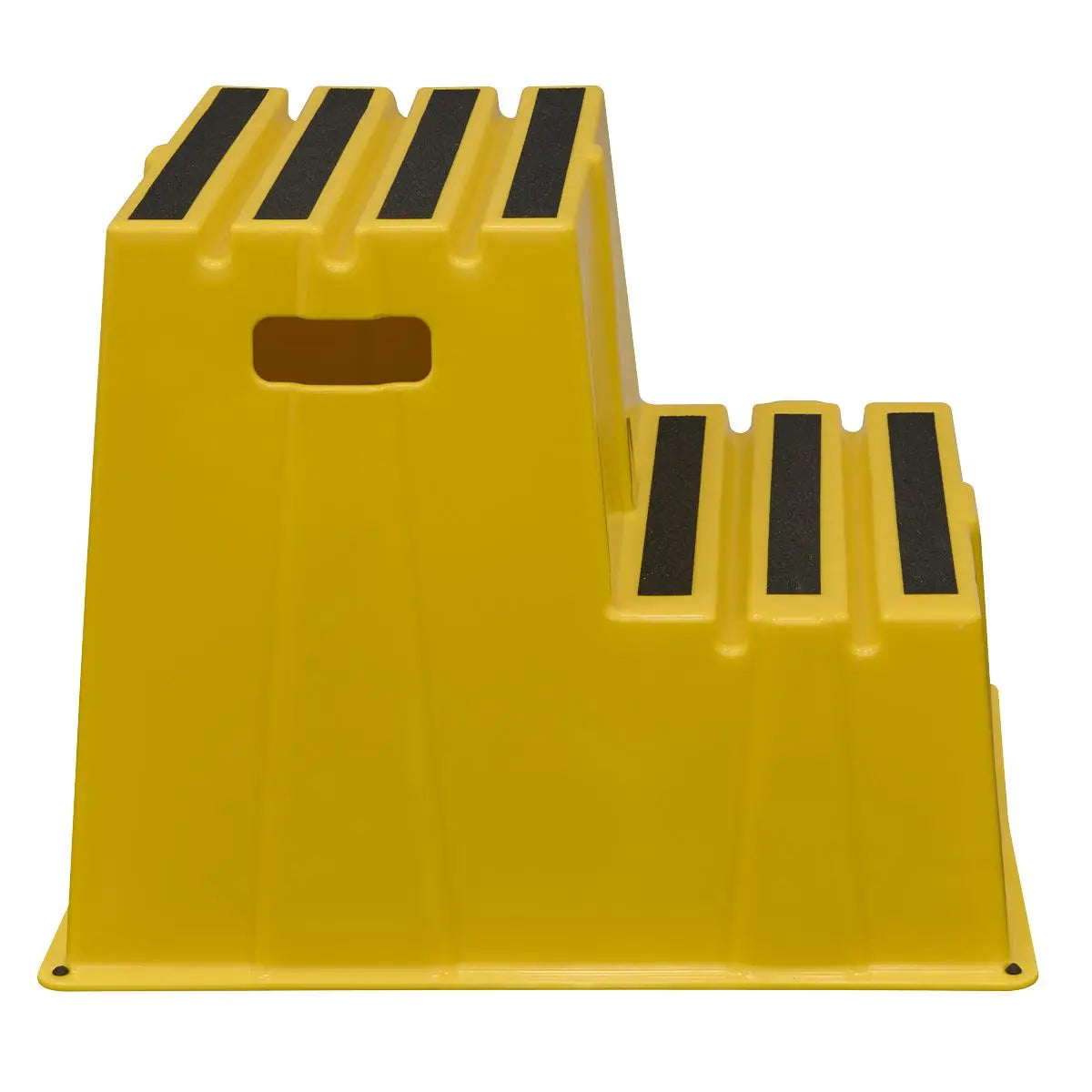 Sealey Heavy-Duty 2-Step Safety Steps with Anti-Slip Treads 150kg Capacity, Yellow - EN 14183  White Rose Tools