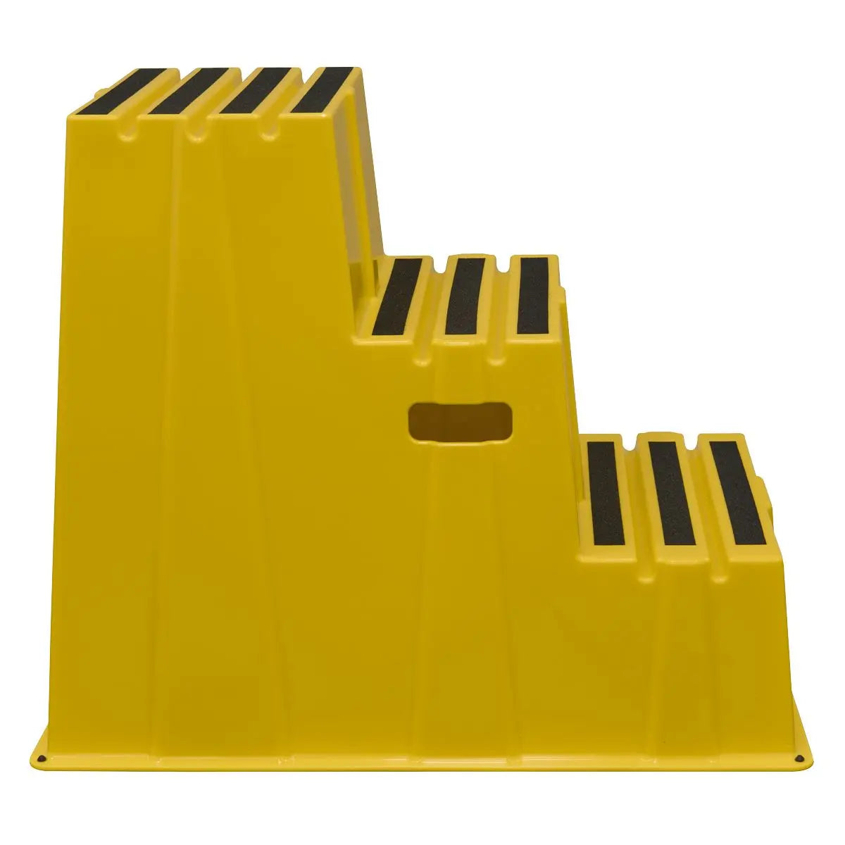 Sealey Heavy-Duty 3-Step Safety Steps with Anti-Slip Treads 150kg Capacity, Yellow - EN 14183  White Rose Tools