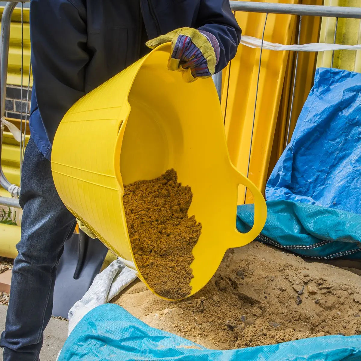 Sealey Heavy-Duty Flexi Tub 40L - Yellow 
