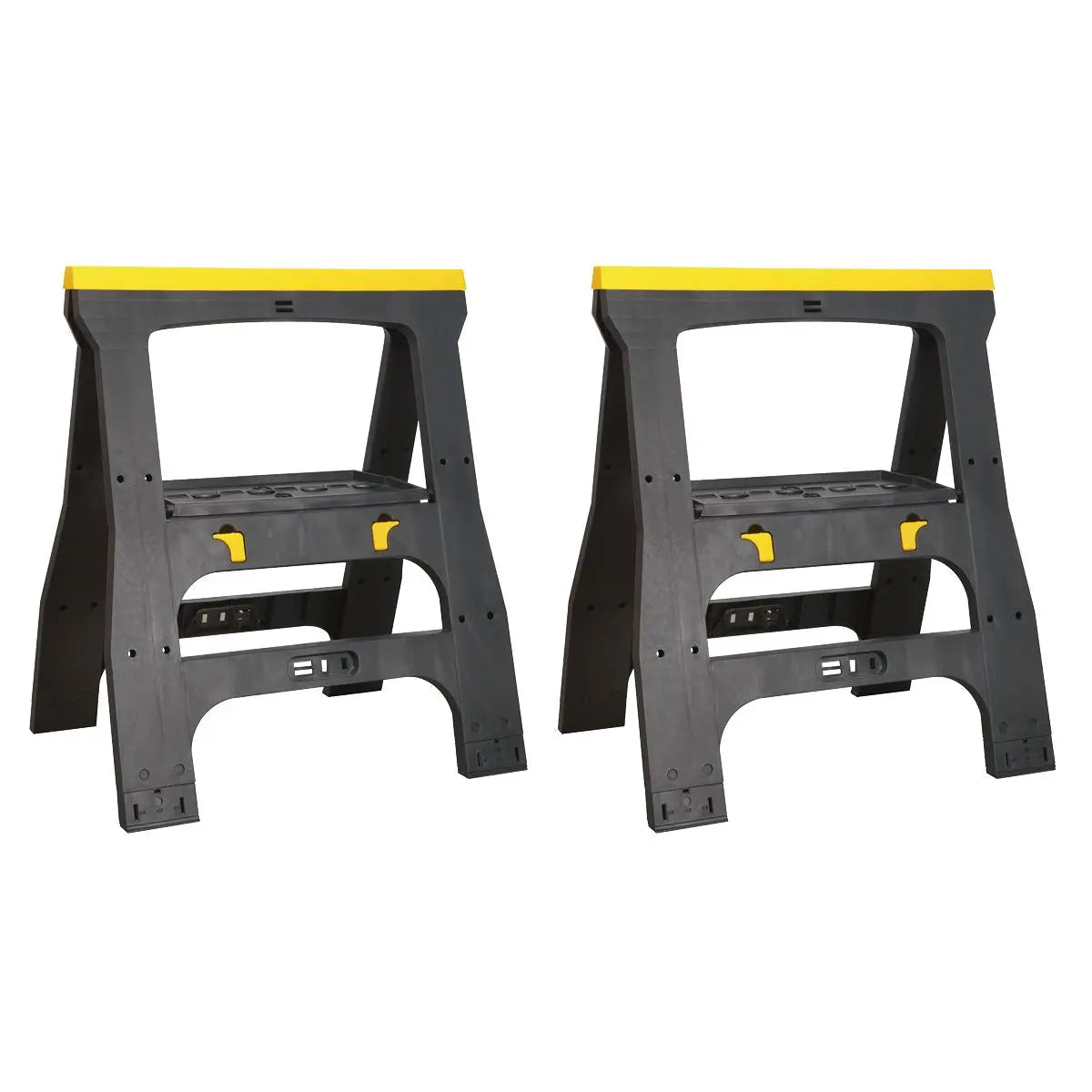 Sealey Heavy-Duty Folding Composite Trestles  White Rose Tools