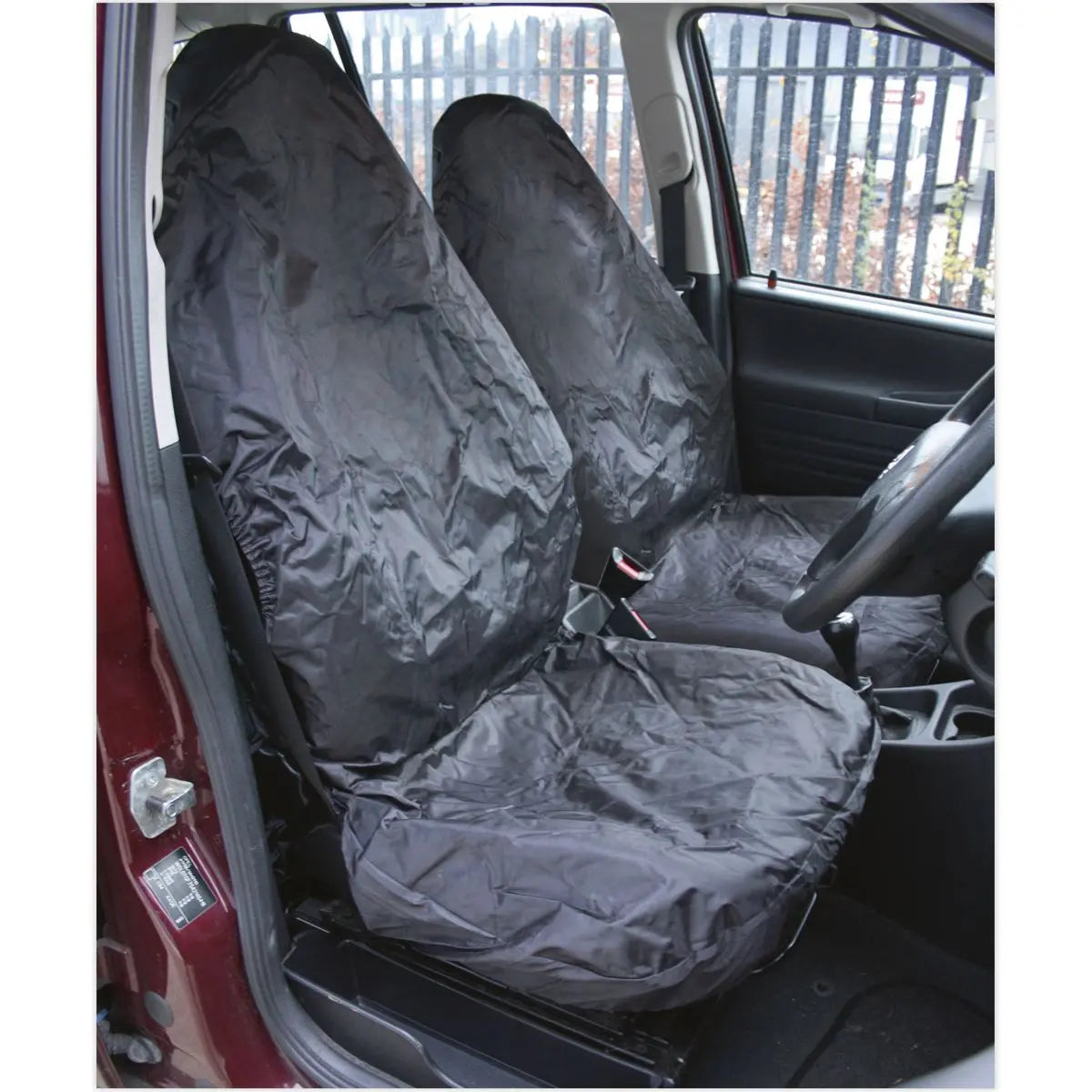 Sealey Heavy-Duty Front Seat Protector Set 2pc 