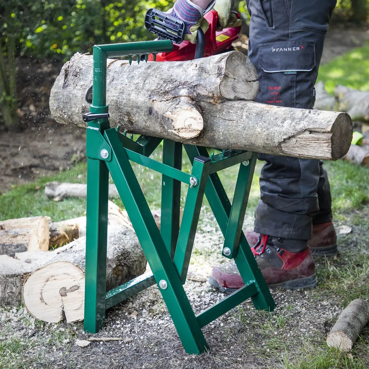 Sealey Heavy-Duty Log Stand Ø230mm Capacity 