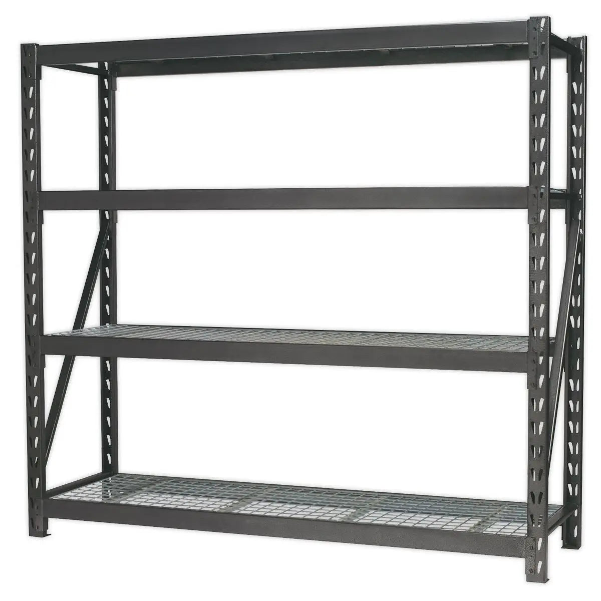 Sealey Heavy-Duty Racking Unit with 4 Mesh Shelves 640kg Capacity Per Level 1956mm 