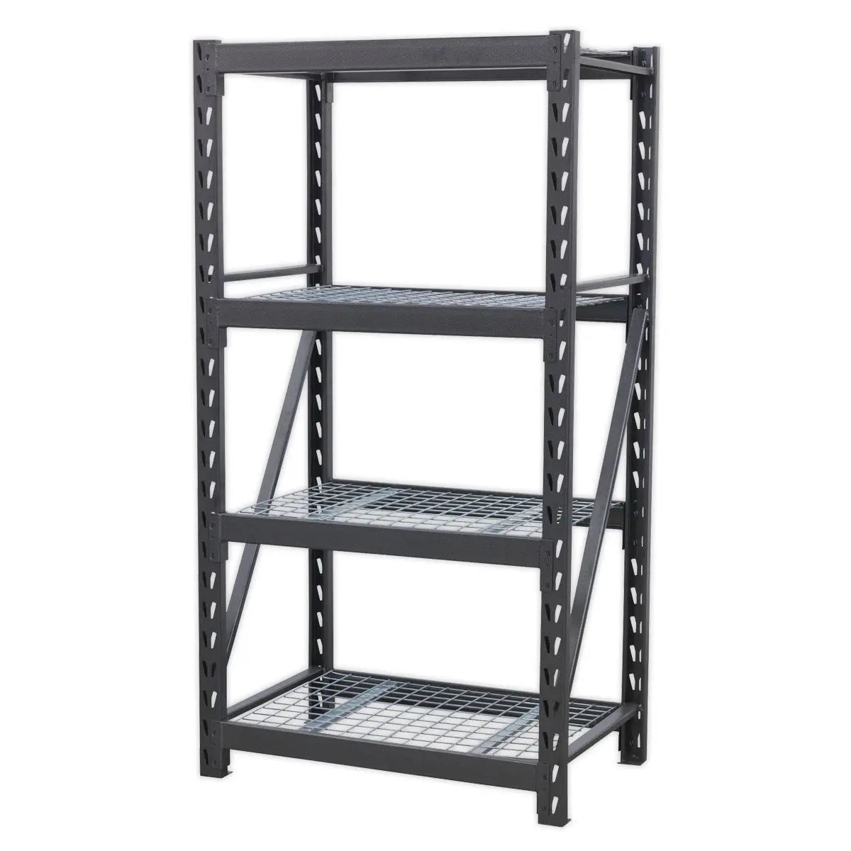 Sealey Heavy-Duty Racking Unit with 4 Mesh Shelves 640kg Capacity Per Level 978mm 