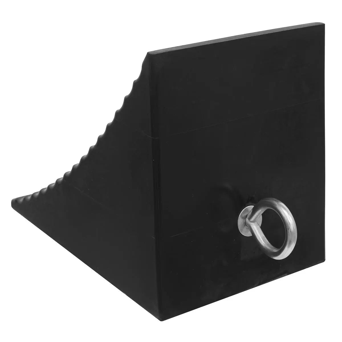 Sealey Heavy-Duty Rubber Wheel Chock - Single  White Rose Tools