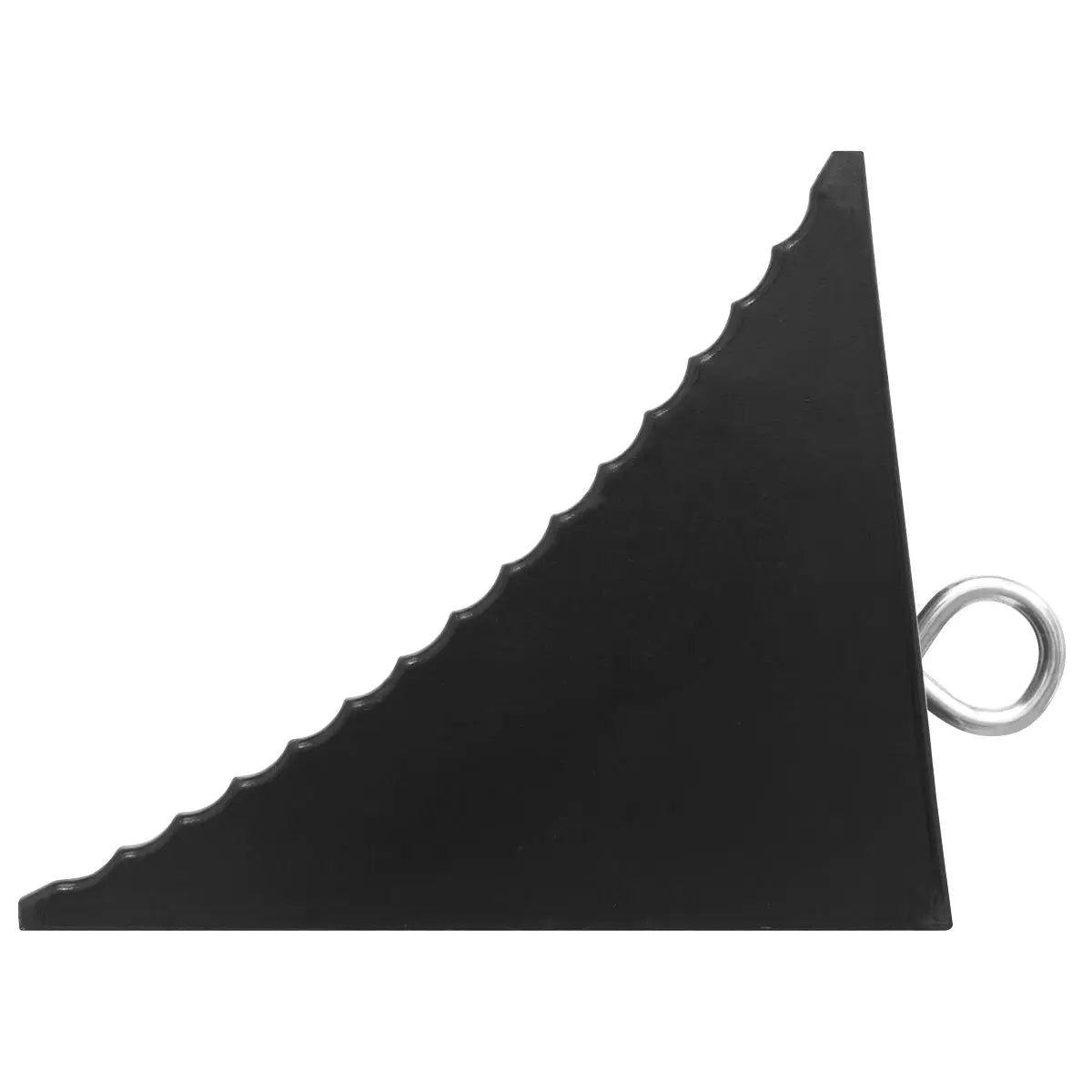 Sealey Heavy-Duty Rubber Wheel Chock - Single  White Rose Tools