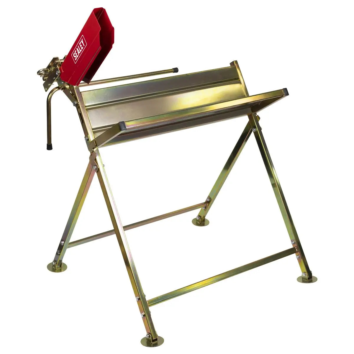 Sealey Heavy-Duty Sawhorse with Chainsaw Holder  White Rose Tools