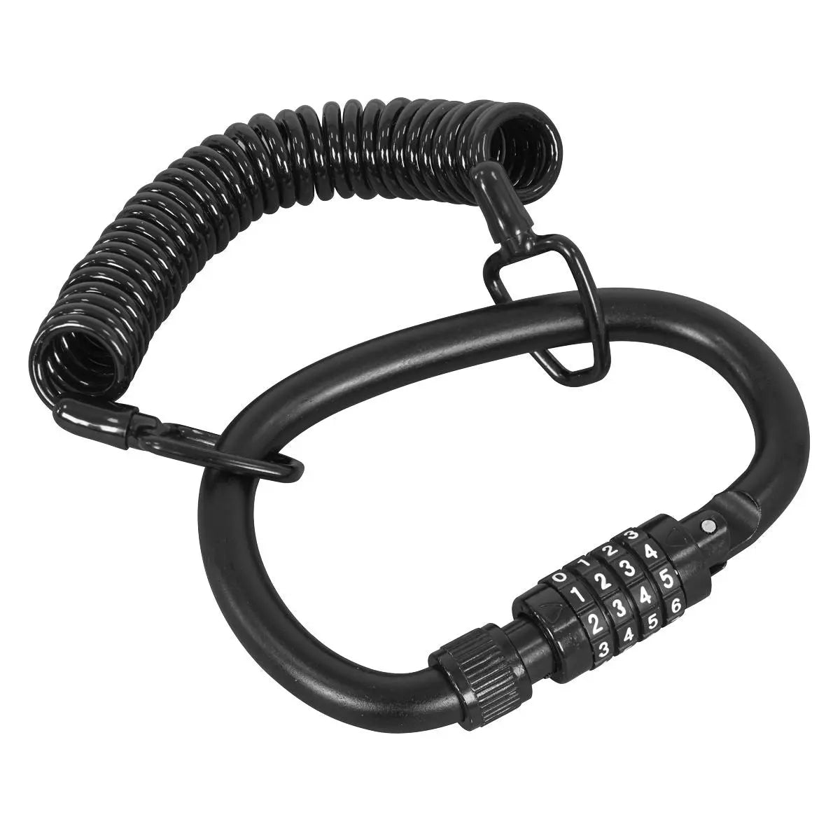 Sealey Helmet/Gear Lock With Cable  White Rose Tools