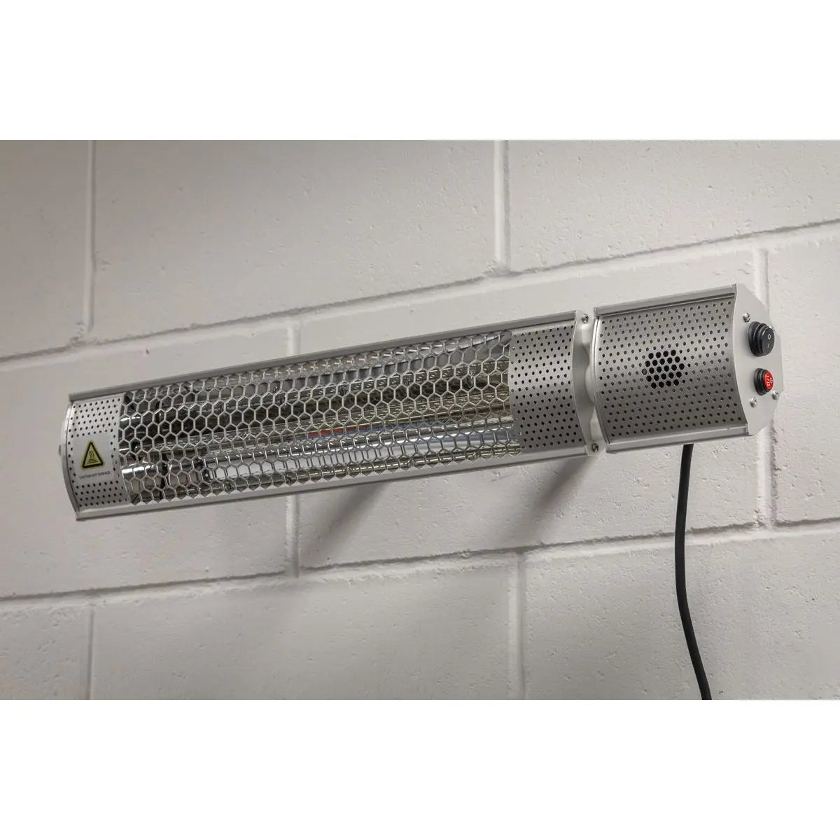 Sealey High Efficiency Infrared Short Wave Wall Mounting Heater 2000W 