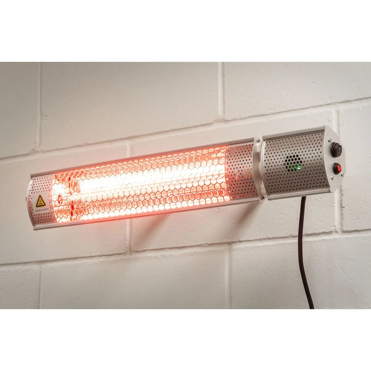 Sealey High Efficiency Infrared Short Wave Wall Mounting Heater 2000W 