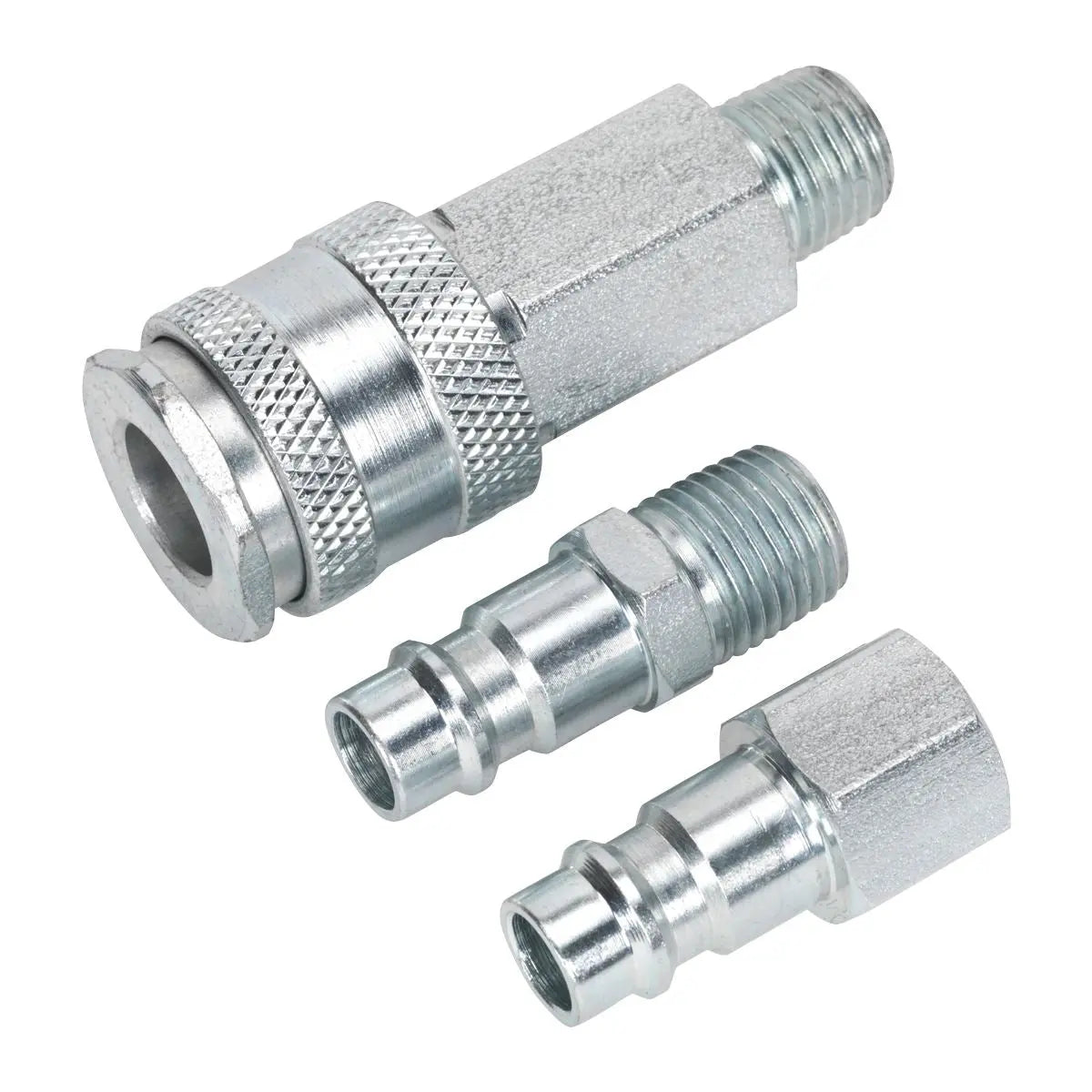 Sealey High Flow Air Tool Coupling Kit 1/4"BSPT 